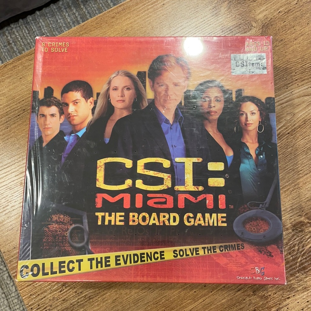 CSI Miami board game